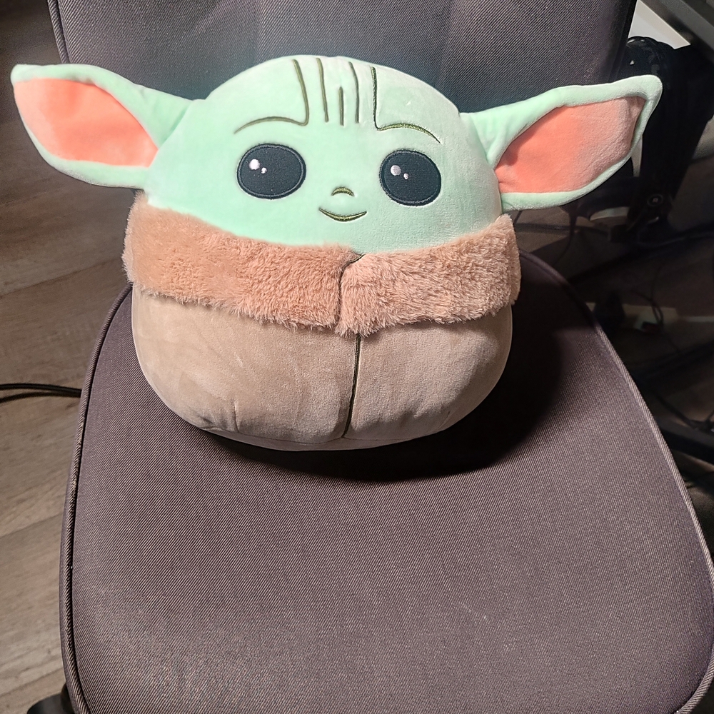Green and Tan Plush Toy
